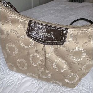 Coach Signature Ashley Dotted OP Art Mini Crossbody